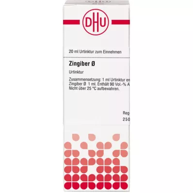 ZINGIBER Äiti tinktuura, 20 ml ZINGIBER Äiti tinktuura, 20 ml