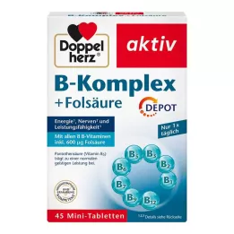 DOPPELHERZ B-kompleksi+foolihappotabletit, 45 kpl
