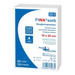 VERBANDKOMPRESSEN 10x20 cm, 25 kpl