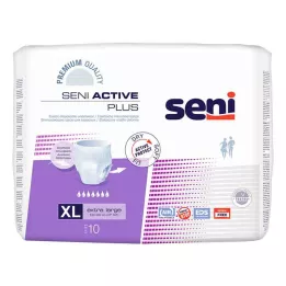SENI Aktiivinen plus inkontinenssi liukui kerran XL, 10 kpl