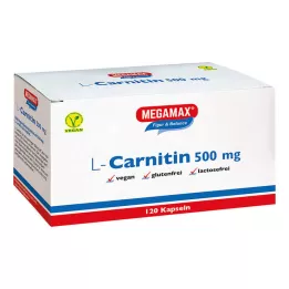 L-CARNITIN 500 mg Megamax kapselit, 120 kpl