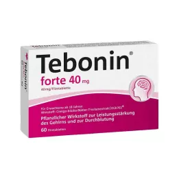 TEBONIN forte 40 mg kalvopäällysteiset tabletit, 60 kpl