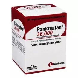 PANKREATAN 36 000 kovaa enterokapselia, 50 kpl