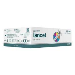 Klinion Soft hienoväriset lansetit 28 G, 110 kpl