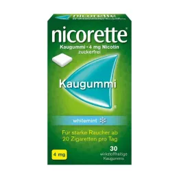 NICORETTE Purukumi 4 mg valkominttua, 30 kpl