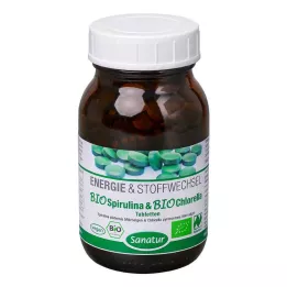 BIOSPIRULINA &amp; Biochlorella 2in1 tabletit, 250 kpl