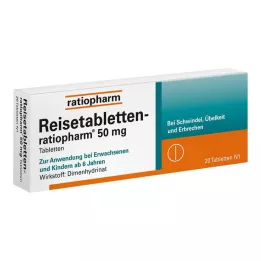REISETABLETTEN-ratiopharm, 20 kpl