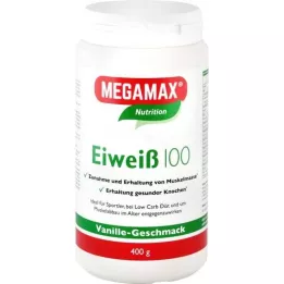 EIWEISS 100 vanilja megamax -jauhetta, 400 g