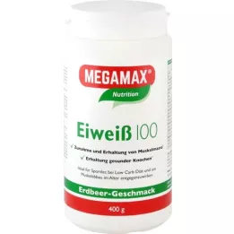 EIWEISS 100 mansikka -megamax -jauhetta, 400 g