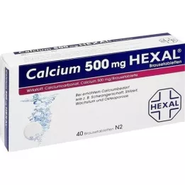 CALCIUM 500 HEXAL poreilevat tabletit, 40 kpl