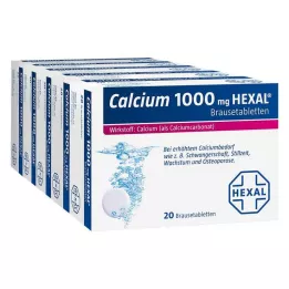 CALCIUM 1000 HEXAL poretablettia, 100 kpl