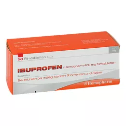 IBUPROFEN Hemopharm 400 mg kalvopäällysteiset tabletit, 50 kpl