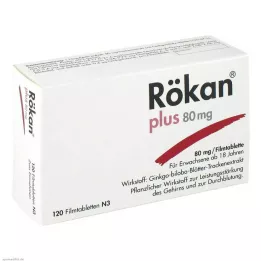 RÖKAN Plus 80 mg kalvopäällysteiset tabletit, 120 kpl