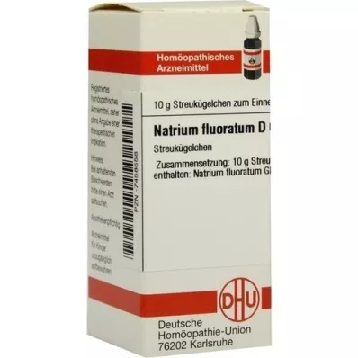 NATRIUM FLUORATUM D 6 Globuli, 10 g