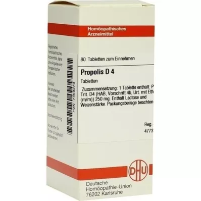PROPOLIS D 4 tablettia, 80 kpl