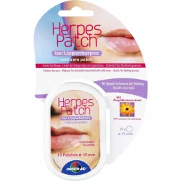 HERPES PATCH huulten herpeille 15 mm, 15 kpl