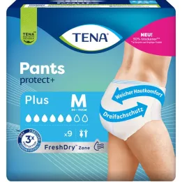 TENA PANTS plus M ConfioFit kertakäyttöhousut, 9 kpl