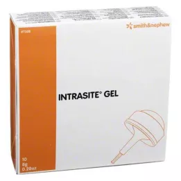INTRASITE Gel Hydrogel haavanpuhdistusaine, 10x8 g
