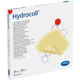 HYDROCOLL Haavayhteys 20x20 cm, 5 kpl