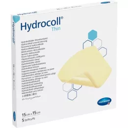 HYDROCOLL ohut Wundverband 15x15 cm, 5 kpl