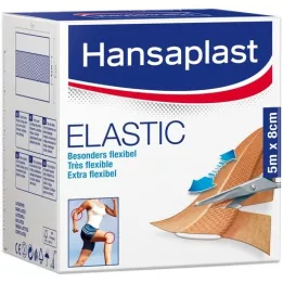 HANSAPLAST Elastinen kipsi 8 cmx5 m, 1 kpl