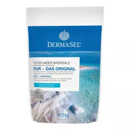DERMASEL Kuolleenmeren kylpysuola puhdas, 5 kg