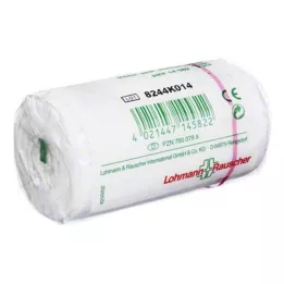 LENKIDEAL Ihanteellinen 8 cm x 5 m valkoinen sidetyynyllä, 1 kpl