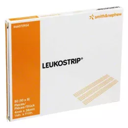 LEUKOSTRIP Haavansulkunauhat 4x38 mm, 10x8 kpl