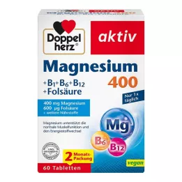 DOPPELHERZ Magnesium 400 mg tabletit, 60 kpl