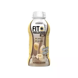 FIT+FEELGOOD Diet Shake Käyttövalmis suklaa-banaani, 312 ml