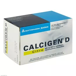 CALCIGEN D Citro 600 mg/400 I.E. purutabletit, 120 kpl