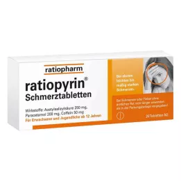 RATIOPYRIN Kipulääkkeet, 20 kpl
