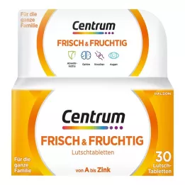 CENTRUM tuoreet &amp; hedelmäiset pastillit, 30 kpl