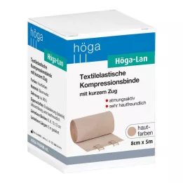 HÖGA-LAN lyhyt joustava side 8 cm x 5 m, 1 kpl