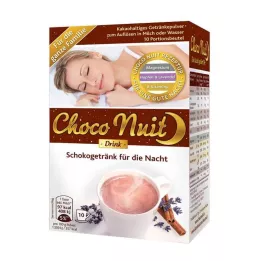 CHOCO NUIT Goodnight Suklaajuomajauhe, 10 kpl