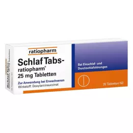 SCHLAF TABS-ratiopharm 25 mg tabletit, 20 kpl