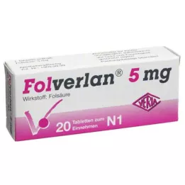 FOLVERLAN 5 mg tabletit, 20 kpl