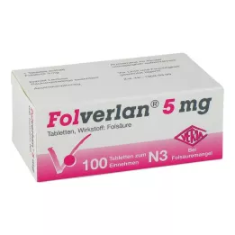 FOLVERLAN 5 mg tabletit, 100 kpl