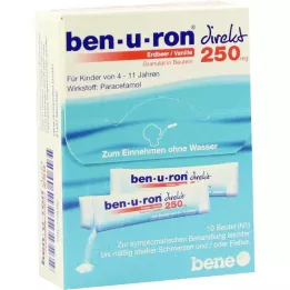 BEN-U-RON suora 250 mg rakeita mansikka/vanilja, 10 kpl