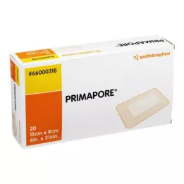 PRIMAPORE 8x15 cm haavasidos steriili, 20 kpl