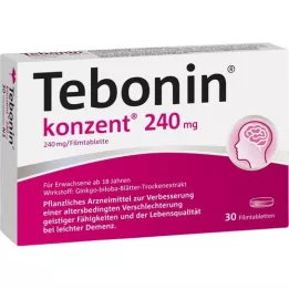 TEBONIN Ryhmä 240 mg Film -päällystetyt tabletit, 30 kpl