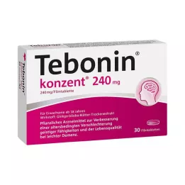 TEBONIN konzent 240 mg kalvopäällysteiset tabletit, 30 kpl