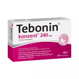 TEBONIN konzent 240 mg kalvopäällysteiset tabletit, 60 kpl