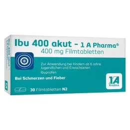 IBU 400 akut-1A Pharma kalvopäällysteistä tablettia, 30 kpl