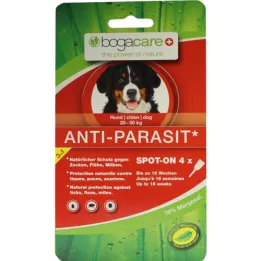 Bogacare Anti-parasit paikan päällä suurille koirille, 4x2,5 ml