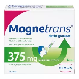 MAGNETRANS suora 375 mg rakeita, 20 kpl