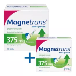 MAGNETRANS suora 375 mg rakeita, 50 kpl