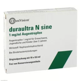 DURAULTRA N sine -silmätipat, 10X0,6 ml