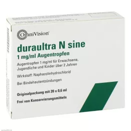 DURAULTRA N sine -silmätipat, 20X0,6 ml