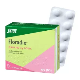 FLORADIX Iron 100 mg forte kalvopäällysteiset tabletit, 100 kpl